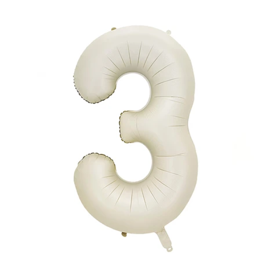 Globo Metalico Nº 3 Beige 32-0