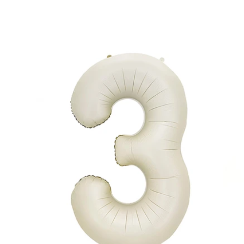Globo Metalico Nº 3 Beige 32-1