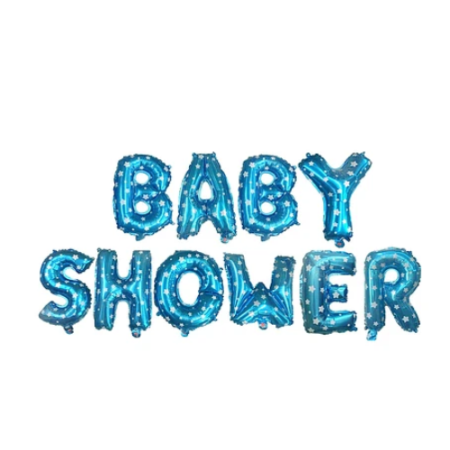 Globo Baby Shower Color Azul 16 pulgadas-0