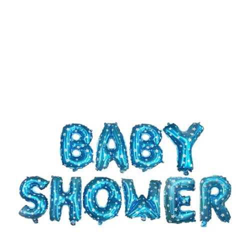 Globo Baby Shower Color Azul 16 pulgadas-1