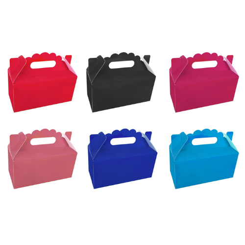 Caja Cotillon Color Liso Carton 19X9X9Cm 12 Unid -1