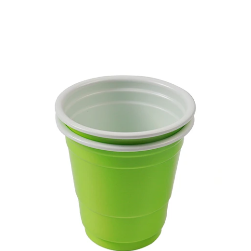 Vasos Plasticos Shot Verde 16pcs 60ml-1