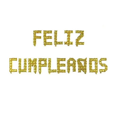 Set De Globos Metálicos Feliz Cumpleaños Dorado 16 Pulgadas-0