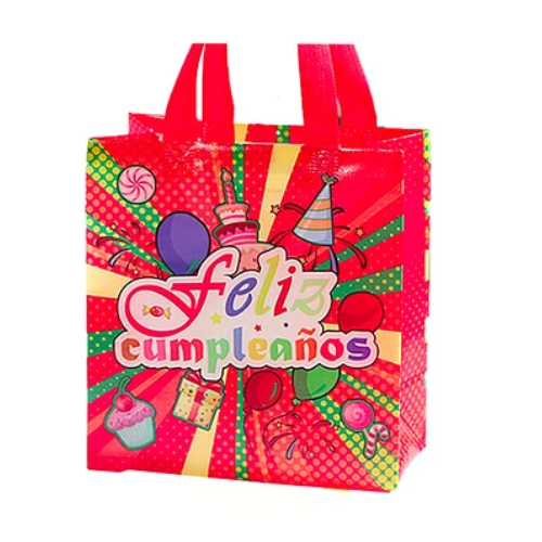 Bolsa Reutilizable Feliz Cumpleaños Diseño Aleatorio 12x32x36cm 1pcs-0
