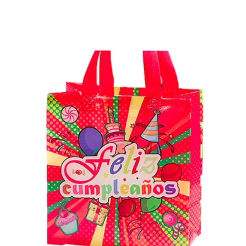 Bolsa Reutilizable Feliz Cumpleaños Diseño Aleatorio 12x32x36cm 1pcs-1