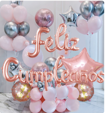 BOUQUET GLOBOS ESTRELLAS METÁLICOS-1