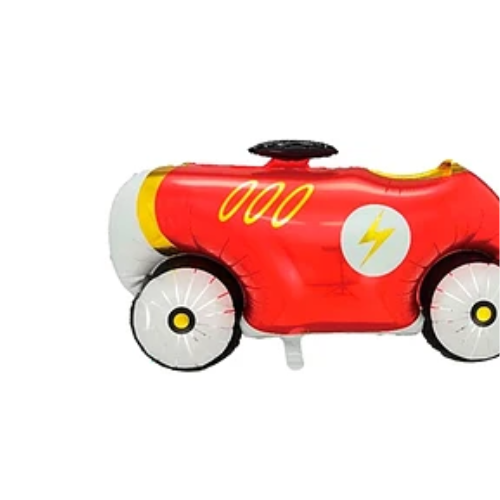 Globo Metálico Auto Clásico Rojo 63x107Cm-1