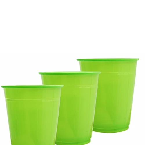 Vasos Plásticos 250ml 25 pcs Verde-0