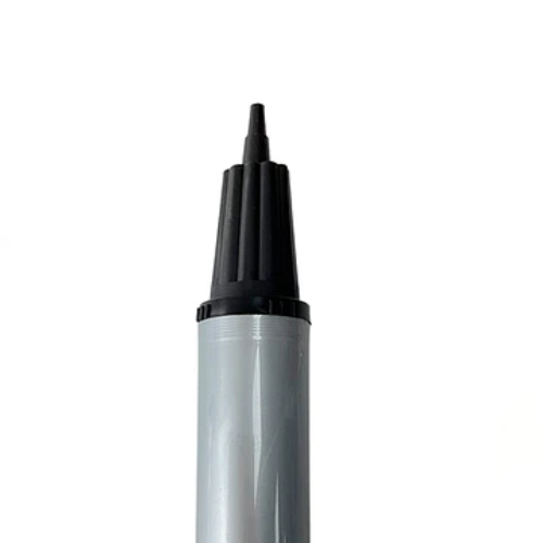 Bombin Manual Color Plateado 5x28.5Cm-1