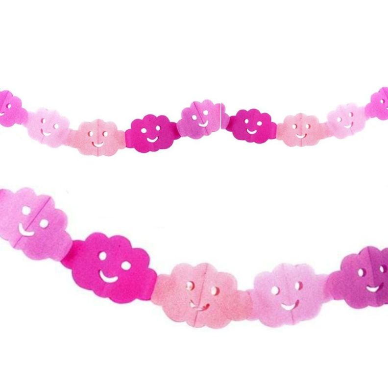 GUIRNALDA NUBES ROSADO 2M X1 UNI-1
