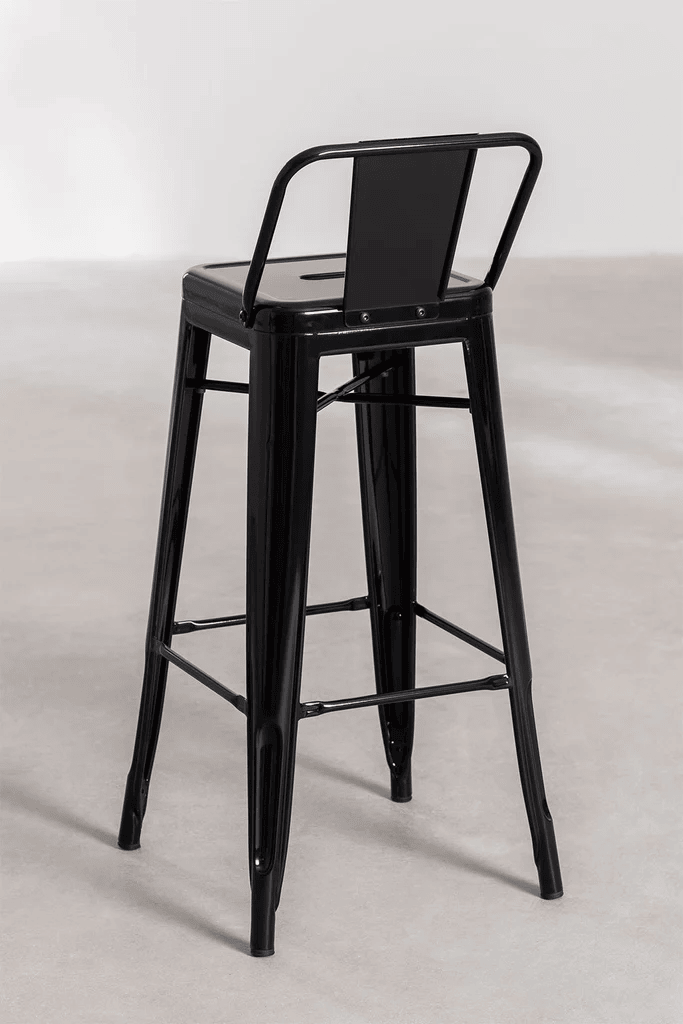 Pack 6 Taburete Tolix 66 Cm Negras-1