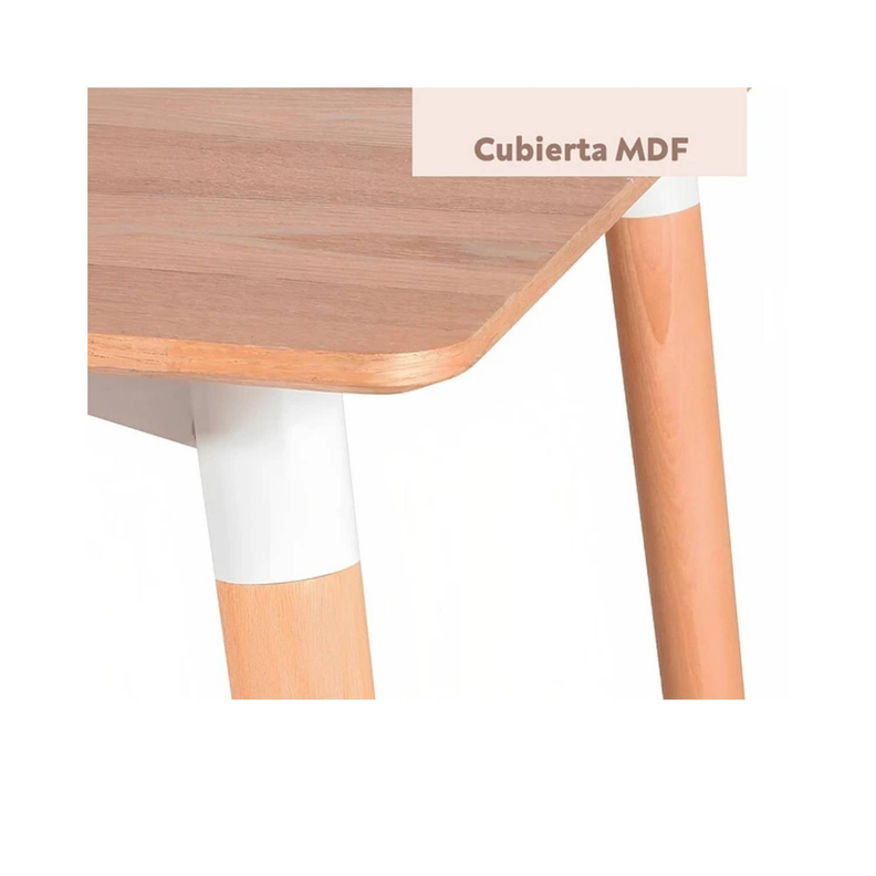 Mesa Eames Rectangular Madera 120 Cm-1