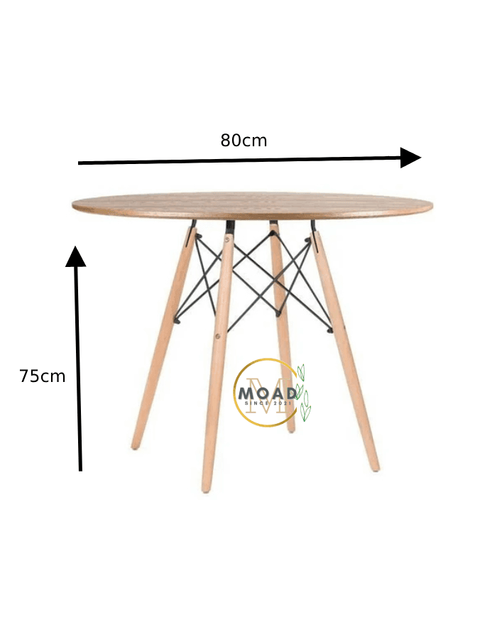 Mesa Eames Redonda 80 Cm-4