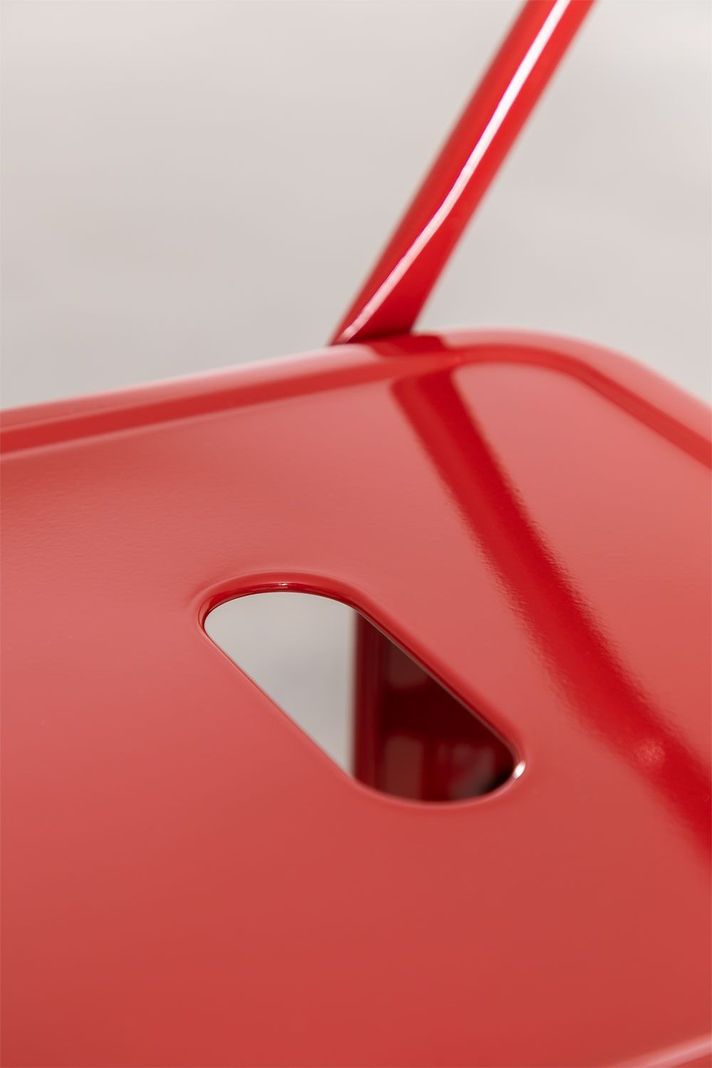 Pack 4 Taburete Tolix 66 Cm Rojas-4