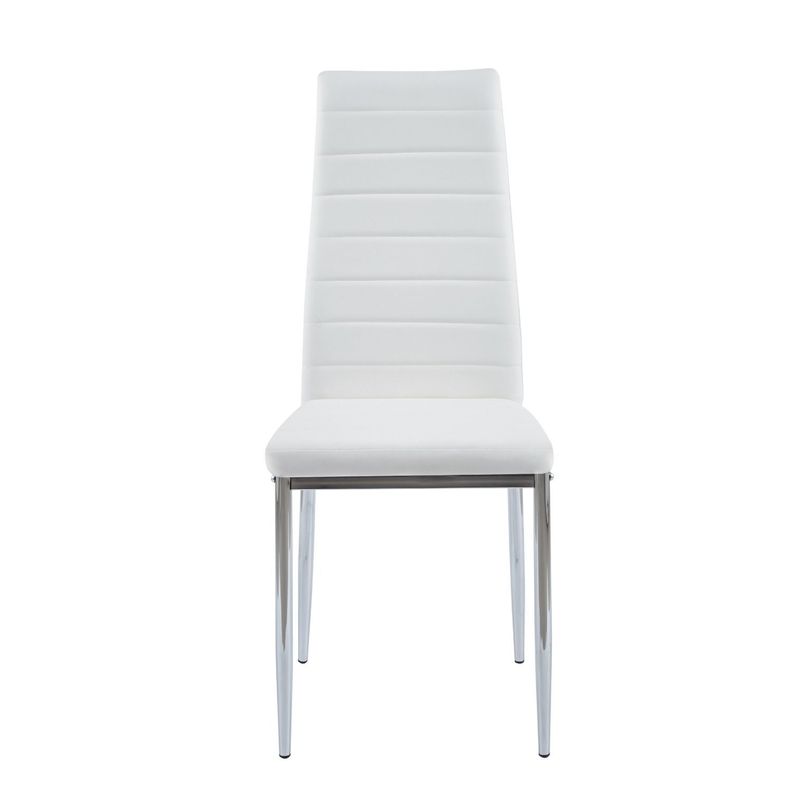 Silla Dining Liana con patas cromadas-0