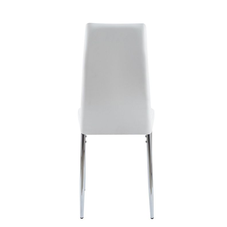 Silla Dining Liana con patas cromadas-3