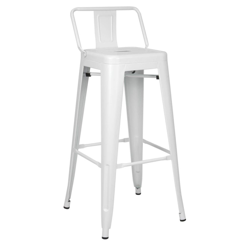 Pack 4 Taburete Tolix 66 Cm Blancas-0