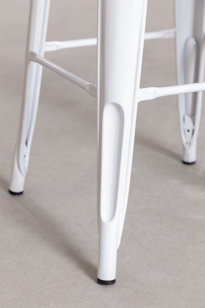 Pack 4 Taburete Tolix 66 Cm Blancas-2