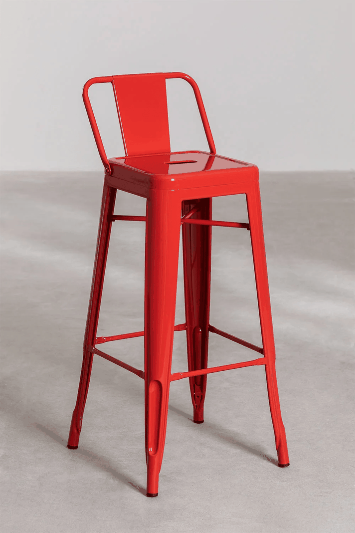 Pack 4 Taburete Tolix 77cm Rojas-2