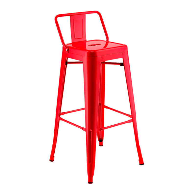 Pack 4 Taburete Tolix 77cm Rojas-0
