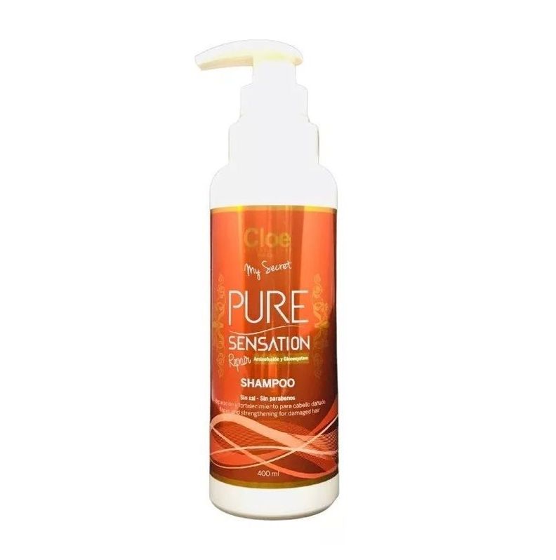 Shampoo Cloe Sensation Repair 400ml Reparación Profunda-0