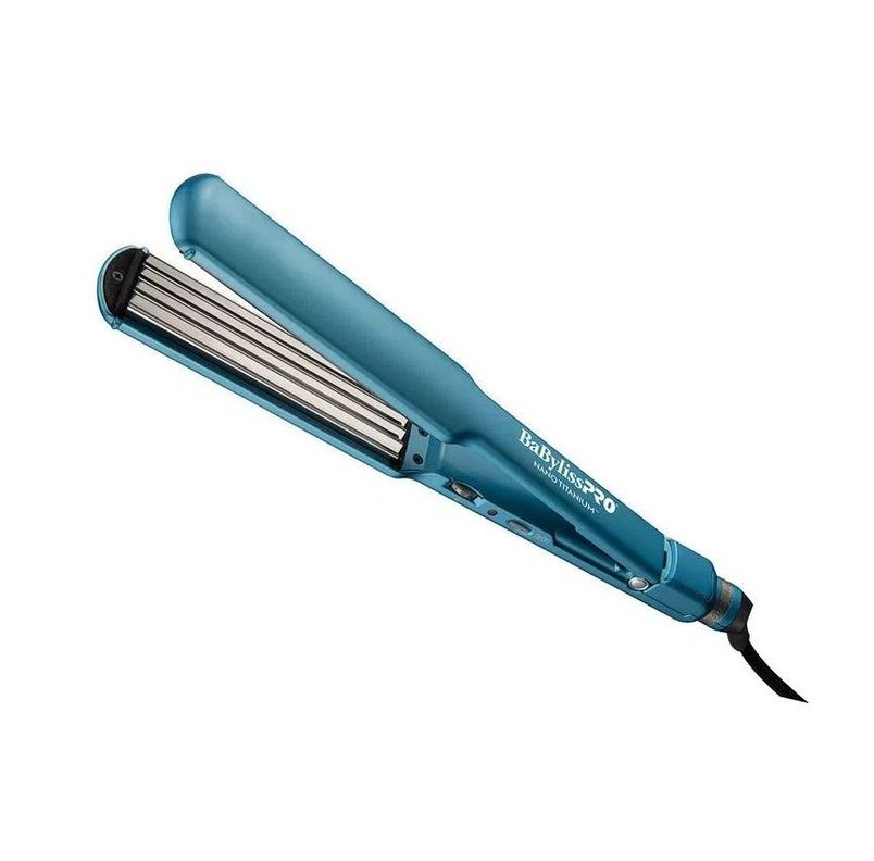 Plancha BabylissPro Nano Titanium Waflera Grande 4-Tooth-0