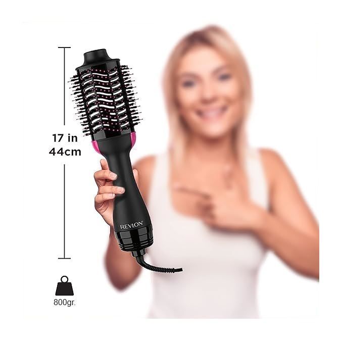 Cepillo Secador Revlon Voluminizador One Step Rosa-3