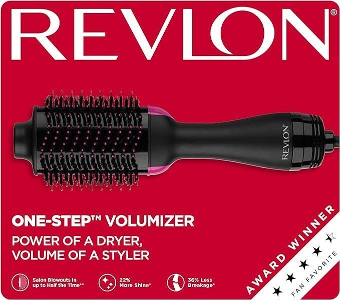Cepillo Secador Revlon Voluminizador One Step Rosa-4