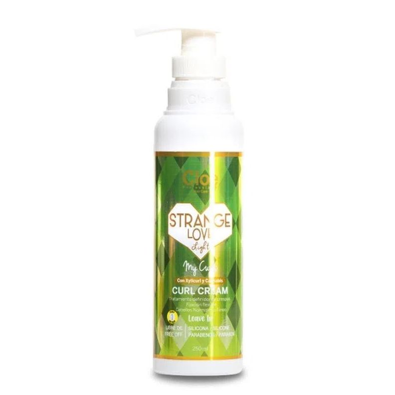 Crema De Peinar Cloe Strange Curls Love Light 250ml Definidor De Rizos-0