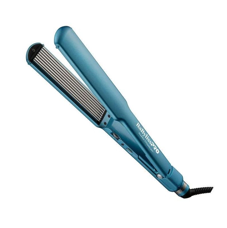 Plancha BabylissPro Nano Titanium Waflera Pequeña 8-Tooth-0