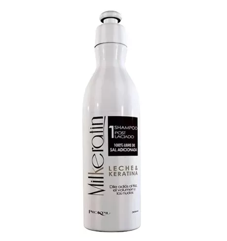 Shampoo Post Alisado Leche  Keratina 500ml Prokpil-0