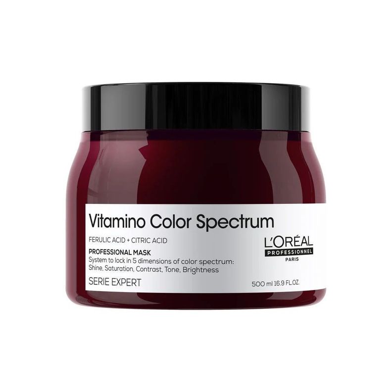 Mascara Loreal Vitamino Color Spectrum 500ml Rojo Oscuro