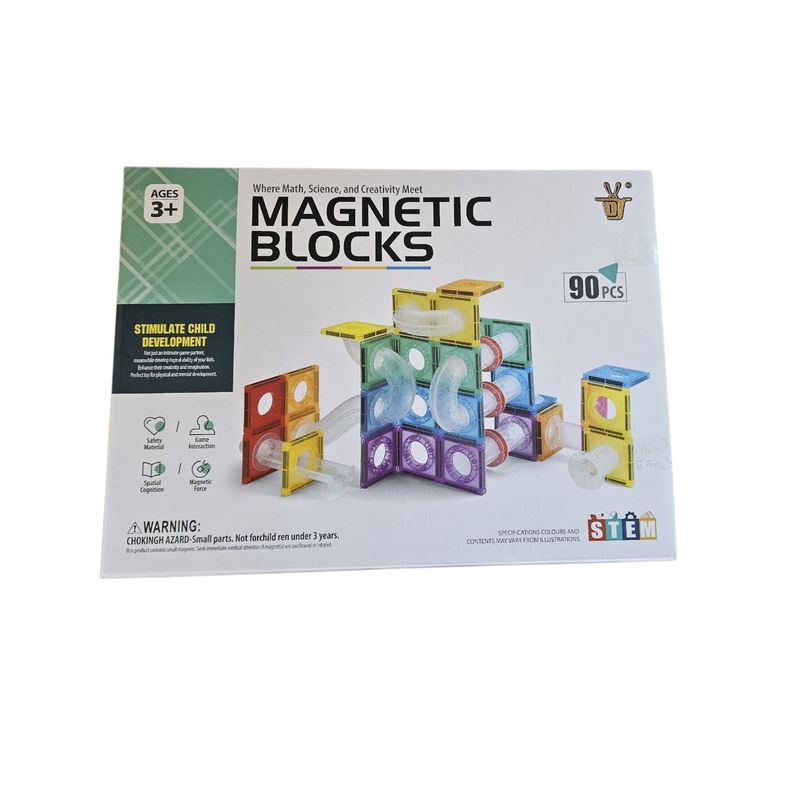 Bloques Magnéticos 90 Piezas-1