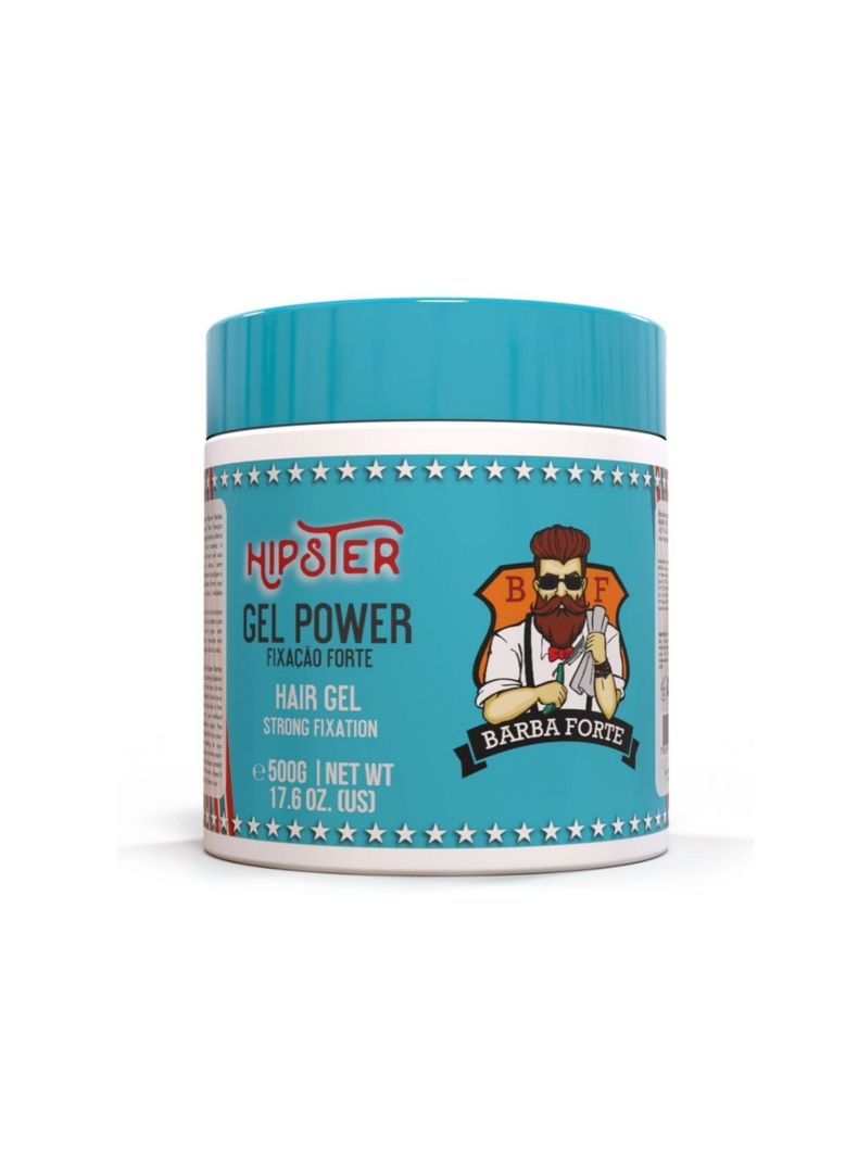Gel Modelador Barba Forte Hipster 500 gr-0