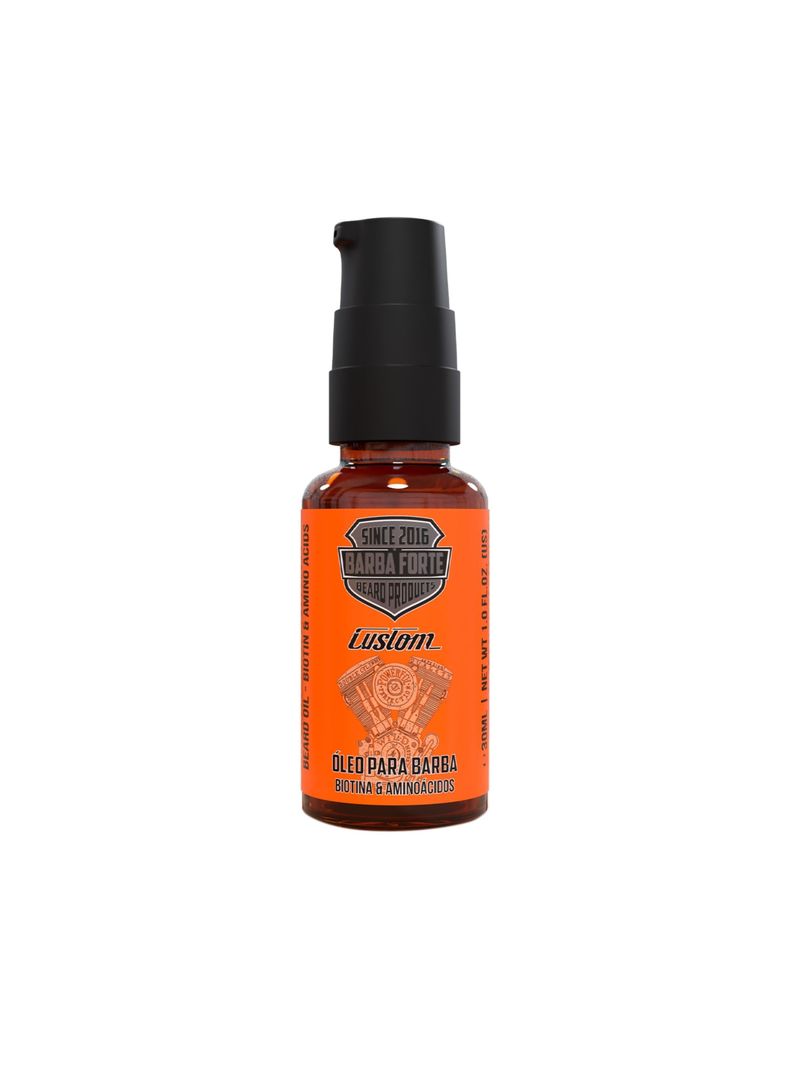 Aceite de Crecimiento Barba Forte Custom 30 ml-0