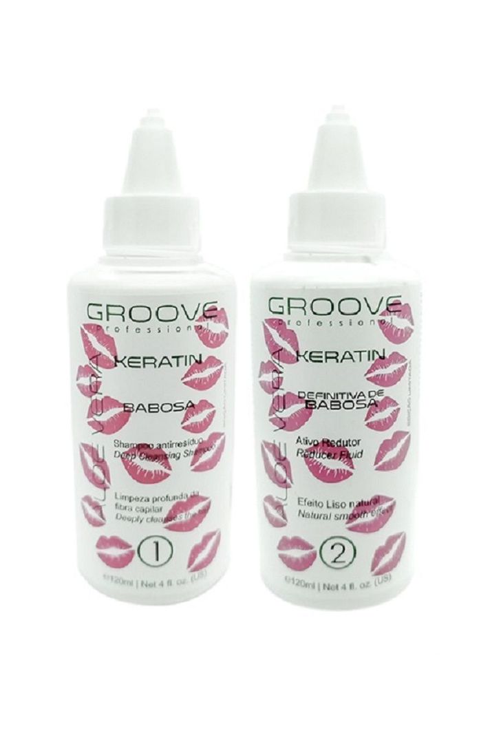 Kit Alisado Aloe Vera Keratina Groove 2x120 Ml-1