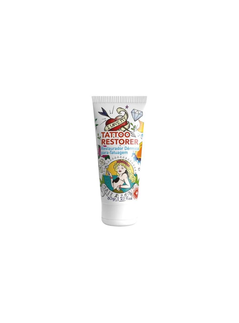 Restaurador de Tatuajes Tattoo Restorer Barba Forte 60 gr Blanco