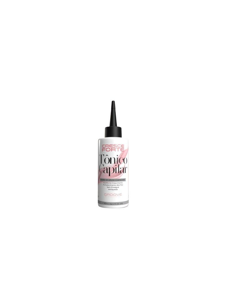 Tonico de Crecimiento Capilar Cresce Forte Groove Professional 60 Ml Blanco