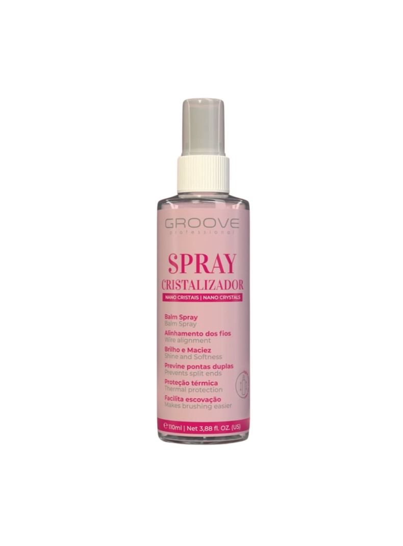 Spray Cristalizador Groove Professional 110 Ml Rosado Pastel