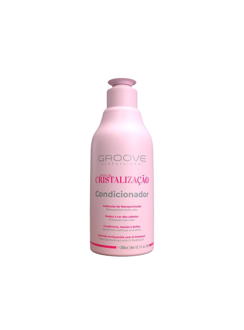Acondicionador Bano de Cristalizacion Groove Professional 300 Ml Rosado