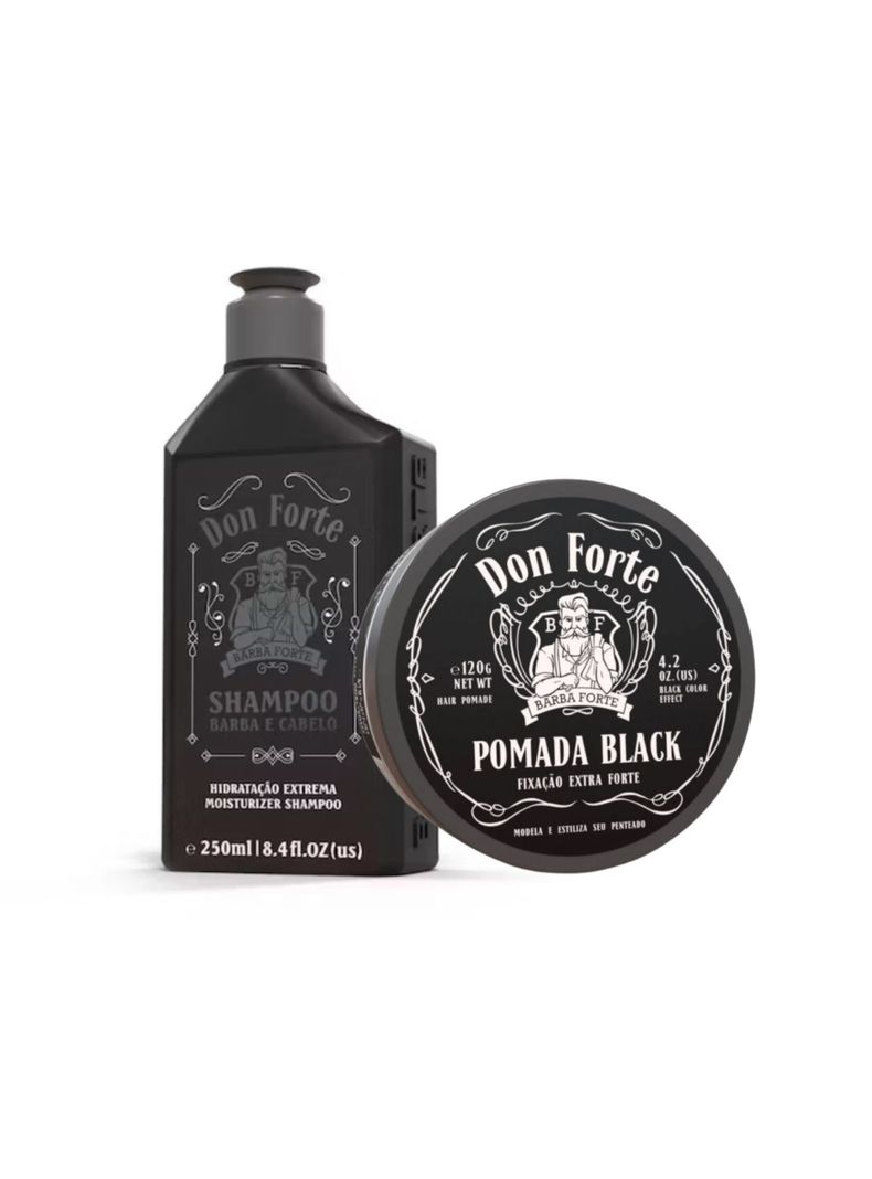 Pack Shampoo Pomada Camujaje Don Juan Barba Forte-0