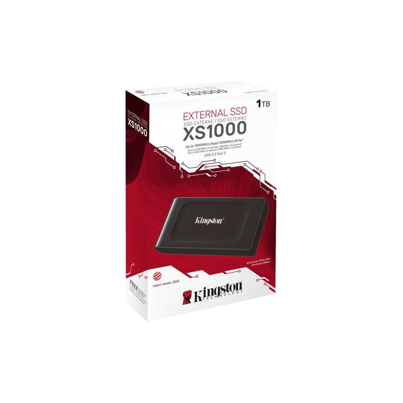 Disco SSD Externo Kingston XS1000 1 TB-0