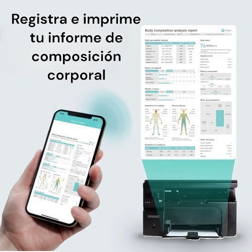 balanza de grasa corporal 8 electrodos + cinta medición corporal-1