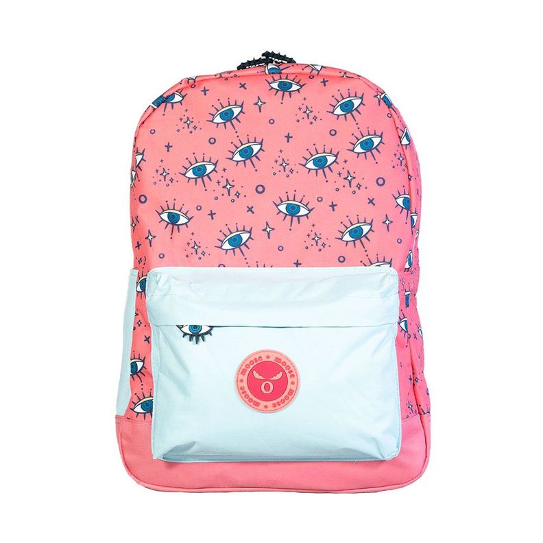 MOCHILA KIDS EYES MOOSE Rosado
