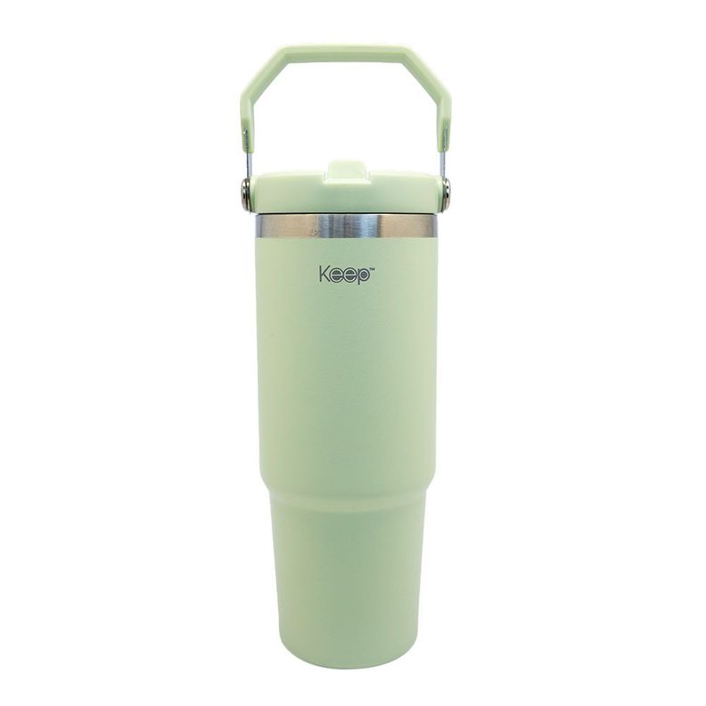 BOTELLA INSULADA CON MANGO 85O ML KEEP - PISTACHO Verde Pistacho