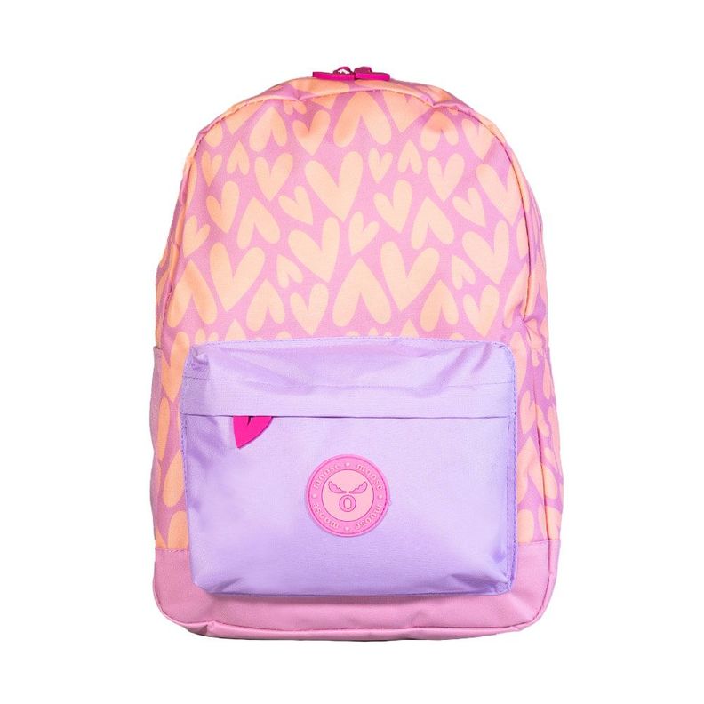 MOCHILA KIDS HEARTS MOOSE Rosado [ 650 ]