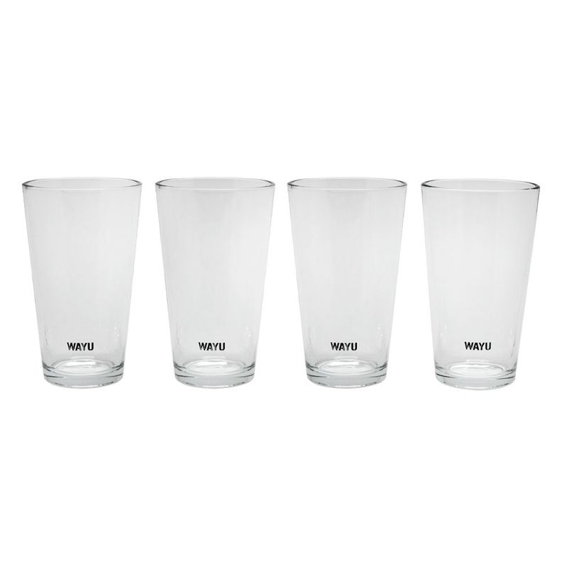 Set 4 Vasos Vidrio Wayu-0