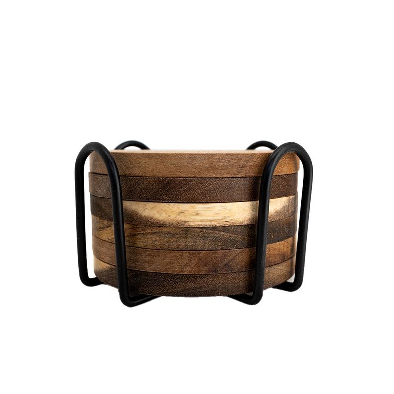Set 6 Posavasos Madera Wayu-2