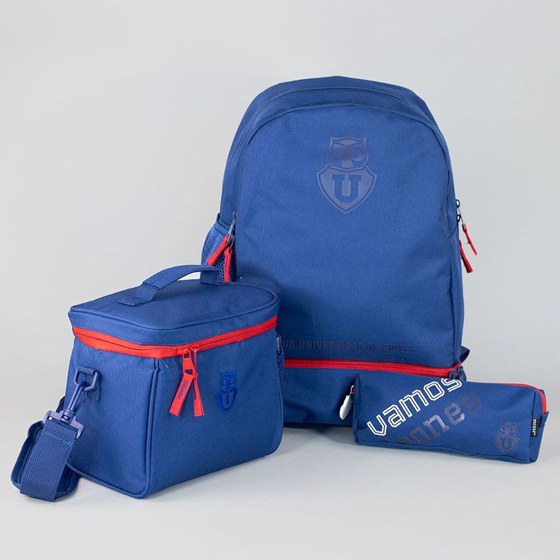 PACK ESCOLAR U DE CHILE FANATIKOS MOOSE Negro