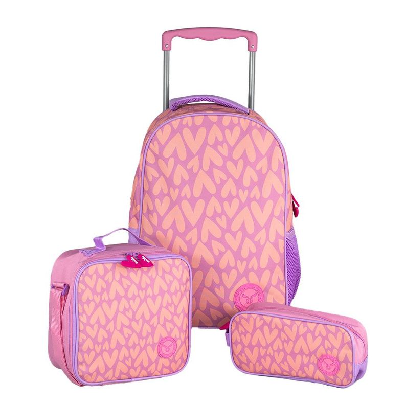PACK ESCOLAR KIDS HEARTS MOOSE Rosado